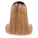 YUZHU Ombre Straight 1B/27 Headband Wig Brazilian Human Hair Wigs for Black Women