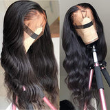 YUZHU 360 HD Lace Body Wave 18-24 Inches Human Hair Frontal Wig