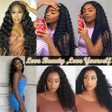 Loose Deep Wave 1 Bundle Human Hair Bundles Natural Color 100g/bundle