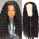 Water Wave Lace Front Wigs 4x4 Remy Human Hair Wig 150% Hair Density