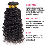 Water Wave 3 Bundles Brazilian Virgin Human Hair Bundles Natural Color