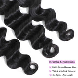 Loose Deep Wave 3 Bundles Brazilian Virgin Human Hair Bundles Natural Color