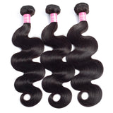 YUZHU Body Wave 3 Bundles Brazilian Virgin Human Hair Bundles Natural Color