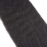 YUZHU Brazilian Human Hair Kinky Straight 1 Bundles Natural Black