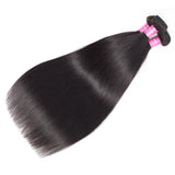 Straight Hair 3 Bundles Brazilian Virgin Human Hair Bundles Natural Color